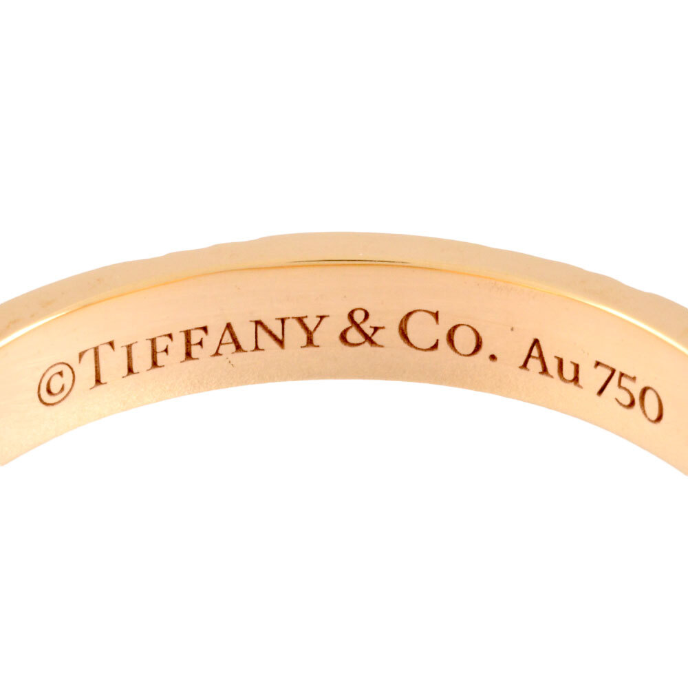 ティファニー Tiffany&Co. アトラス X クローズド ナロー リング 指輪 約12.5號 K18PG ローズゴールド
