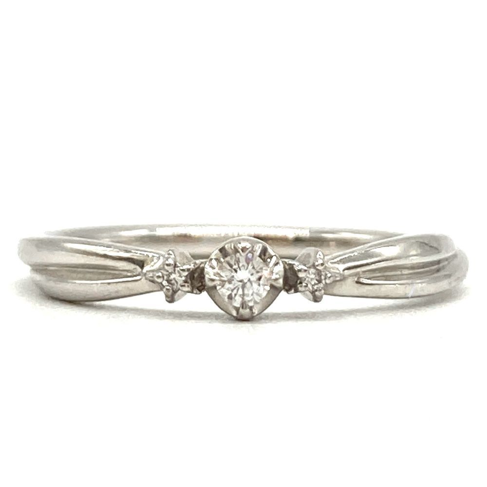 スタージュエリー STAR JEWELRY リング 指輪 ダイヤモンド 0.03ct 約7號 K18WG
