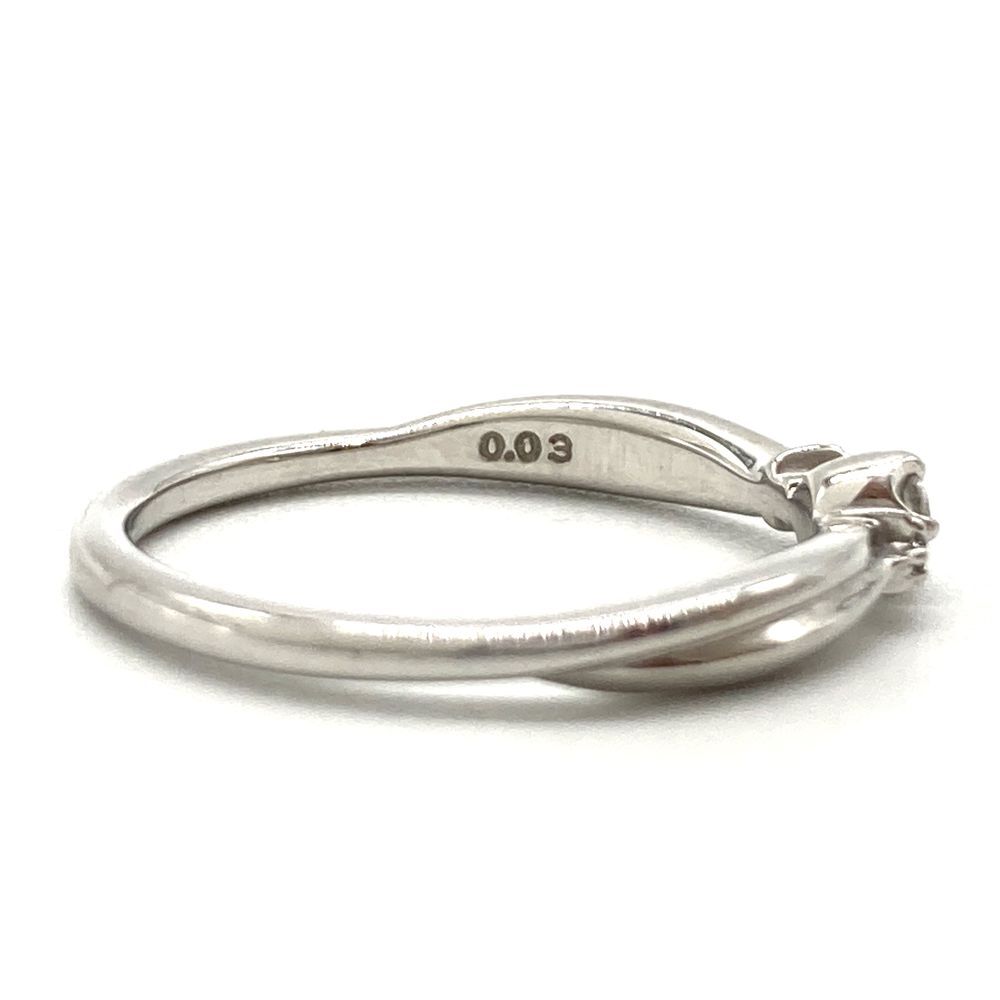 スタージュエリー STAR JEWELRY リング 指輪 ダイヤモンド 0.03ct 約7號 K18WG