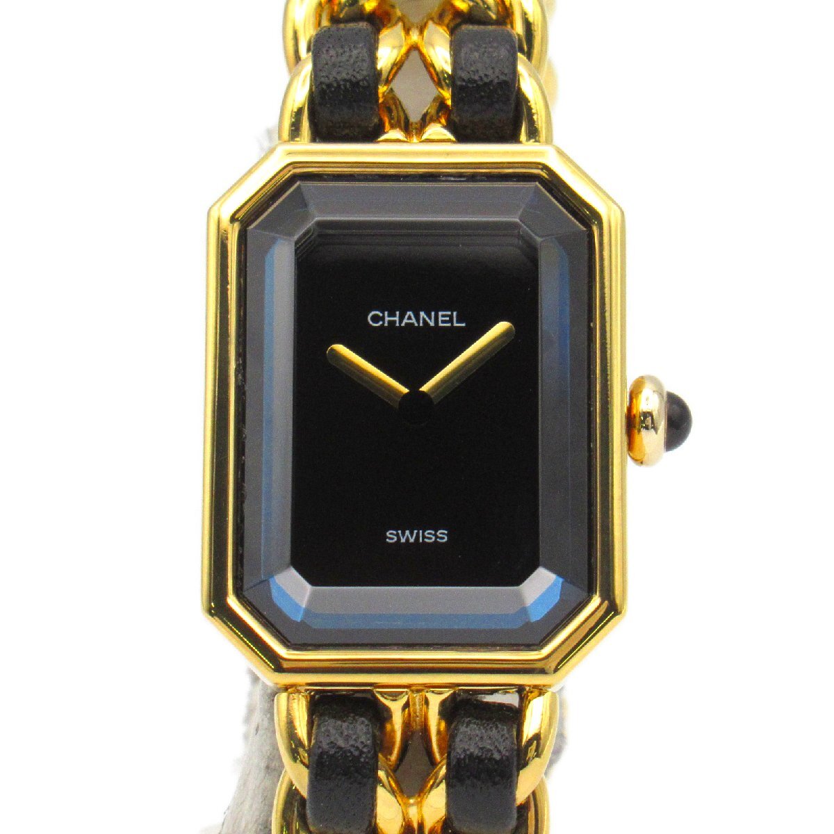 シャネル プルミエールS ブランドオフ CHANEL GP（ゴールドメッキ） 腕時計 GP/革 中古 レディース