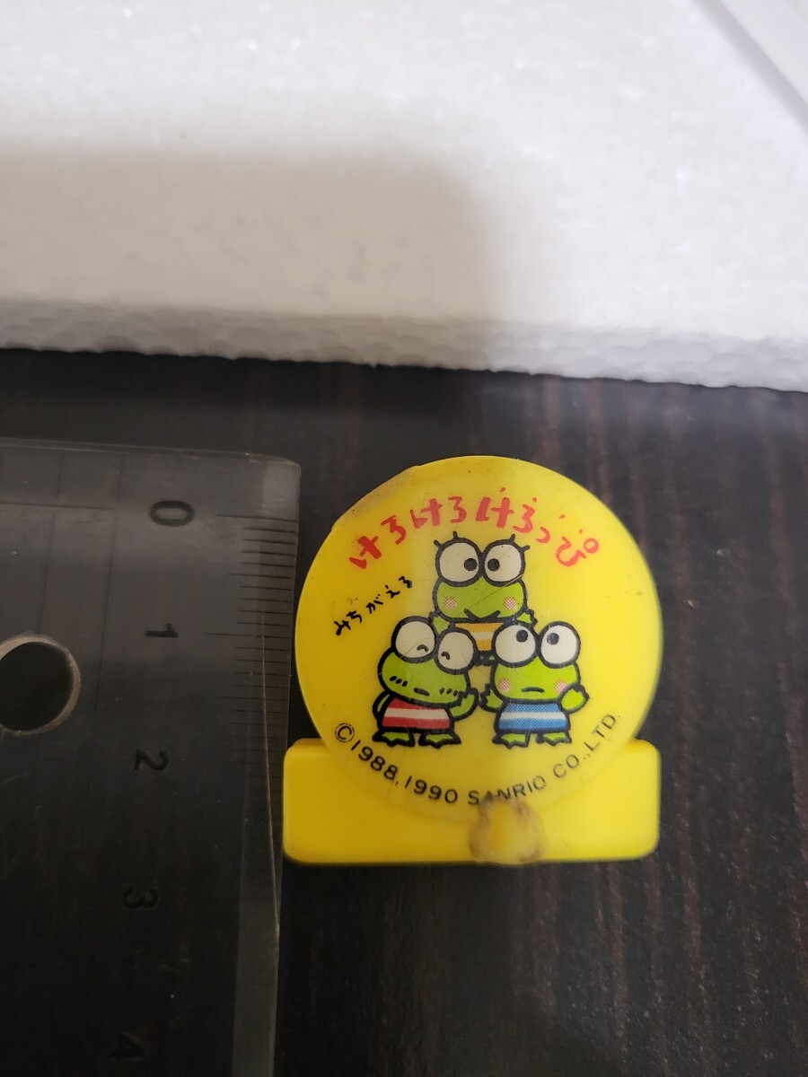 アンティークグッズ 當(dāng)時(shí)物 サンリオグッズ レトロ 1990年 サンリオ けろけろけろっぴ ミニクリップ KEROKEROKEROPPI SANRIO 中古現(xiàn)狀品