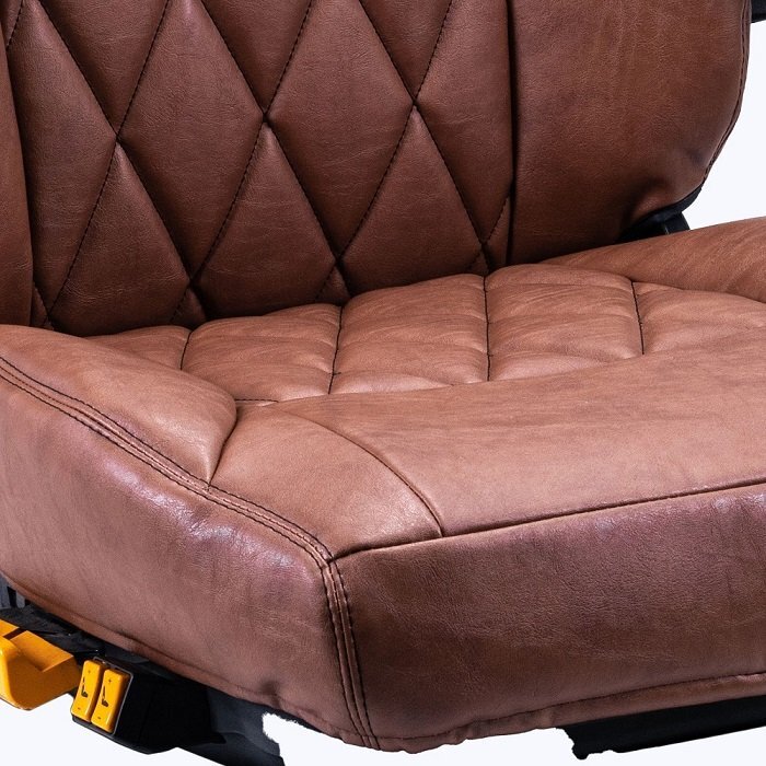 トラック用品 クラシックダイヤシートカバー ブラウン 【運転席】 パーフェクトクオン/クオン/フレンズコンドル H23～【送料800円】_画像3