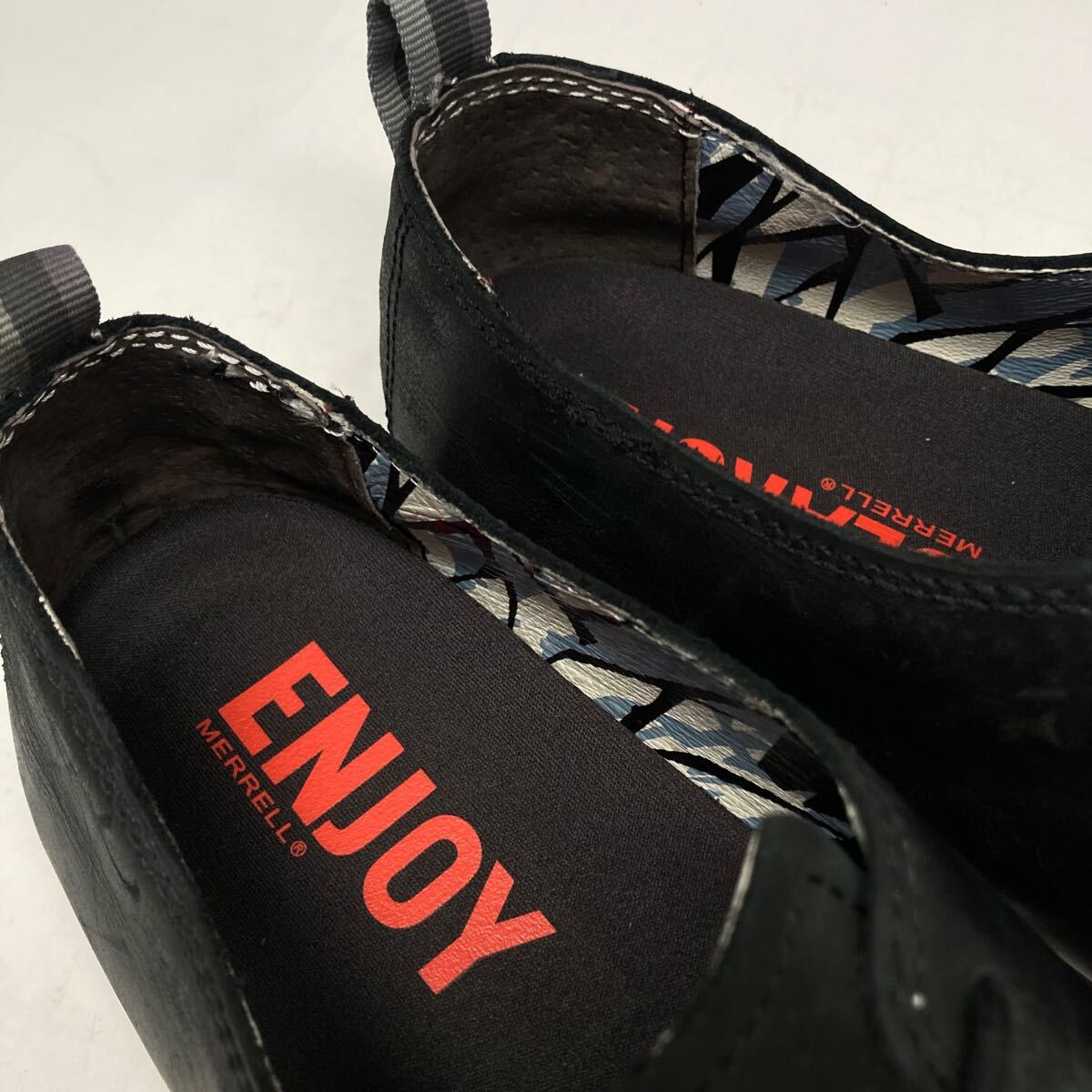 !_ быстрое решение! снят с производства! MERRELL MOOTOPIA LACE BLACK US 9 27cm J20551 /mererum-to Piaa гонки кожа чёрный черный 