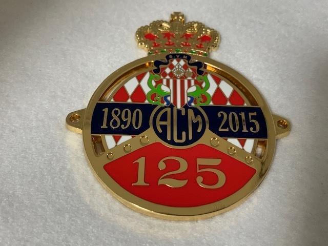  Monaco автомобиль Club ACM заднее крыло значок машина bachi125 золотой 