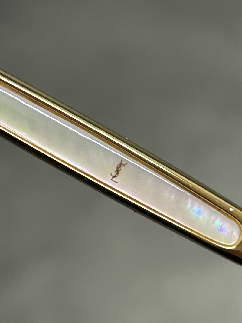 ● コレクター必見 Yves Saint Laurent イブサンローラン タイピン メンズ アクセサリー ワンポイント ケース入り my481