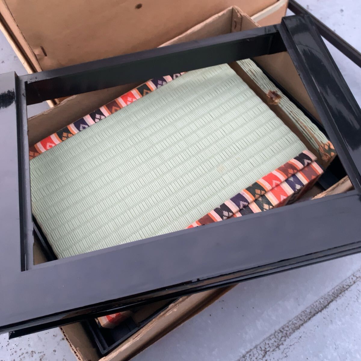 中古 昭和46年 ひな人形 雛人形 ガラスケースサイズ65x48x36cm 骨董 アンティーク ヴィンテージ 御雛雪洞