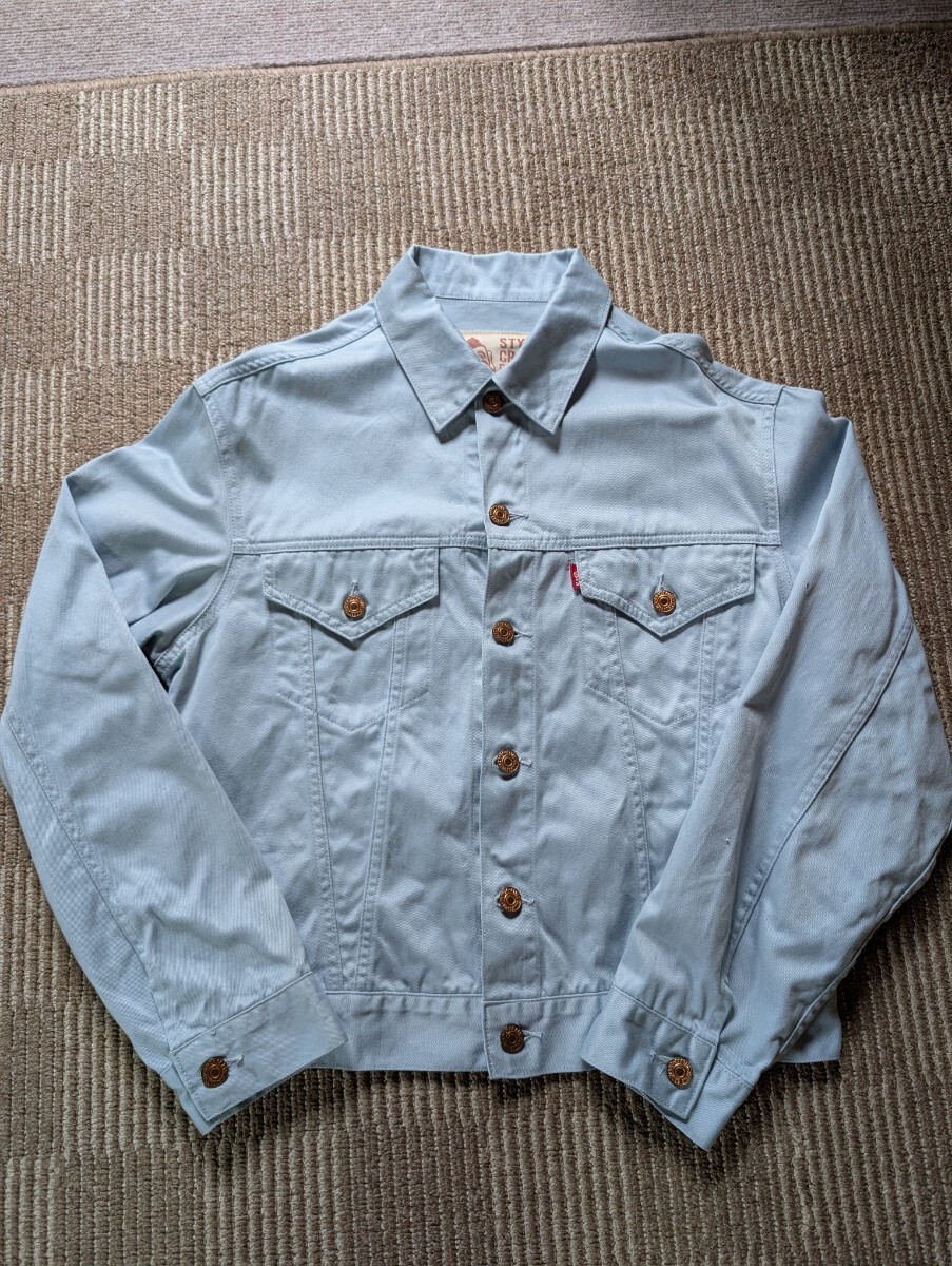 EVISU エヴィス　ジャンバー　Gジャン スタイルクラフト時(shí)代　サードタイプ　激レア　水色Lot1557 サイズ40