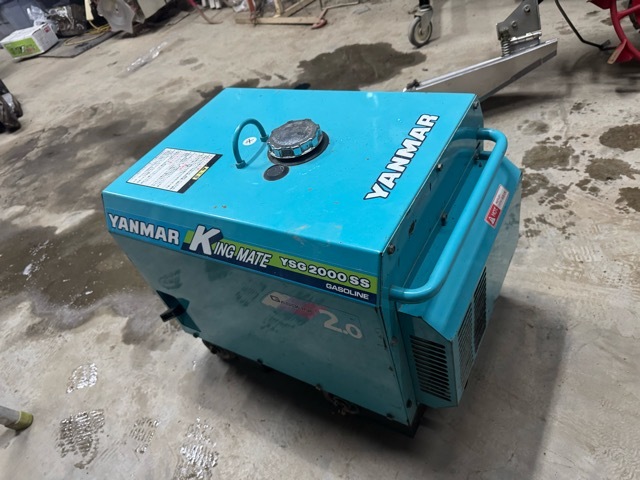 ヤンマー 発電機 YSG2000SS ガソリン セル付き 兵庫県加東市 ヤンマー 発電機 YSG2000SS ガソリン セル付き 兵庫県加東市