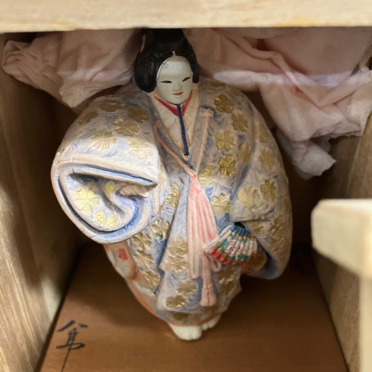 博多人形 博水堂特撰 福岡県無形文化財 保持者 井筒 白水八郎作 博多人形 博水堂特撰 福岡県無形文化財 保持者 井筒 白水八郎作