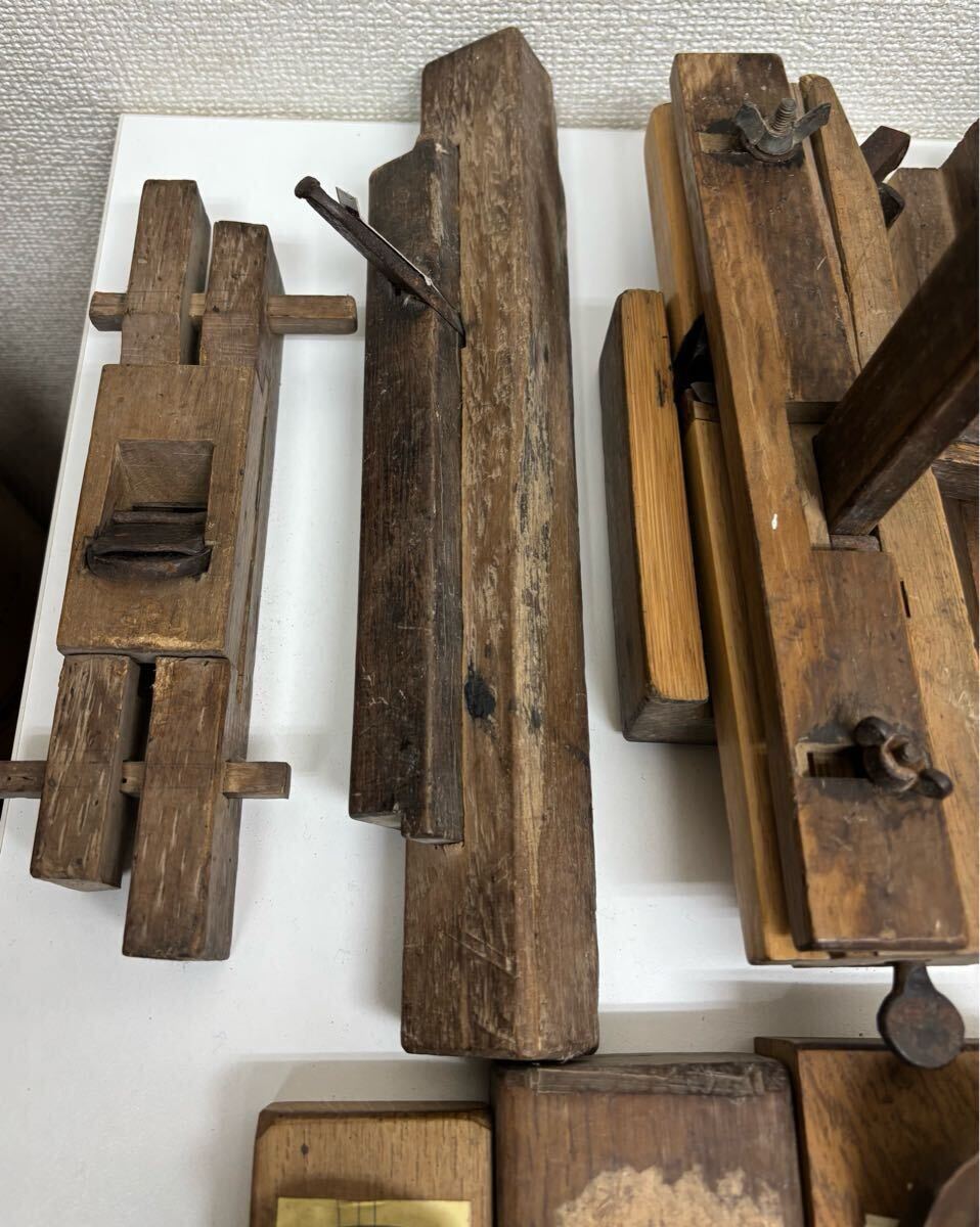 ◇◇ 16點(diǎn)おまとめ 大工道具 かんな カンナ 工具 DIY 古道具 職人 サビ/汚れなど有り ◇◇