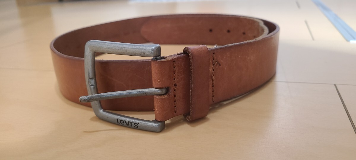 Levi's リーバイス レザー ベルト ブラウン系