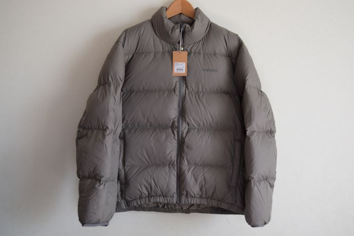 【未使用品】GRAMICCI グラミチ ダウン パファー ジャケット グレー Lサイズ/DOWN PUFFER JACKET SEAL GREY