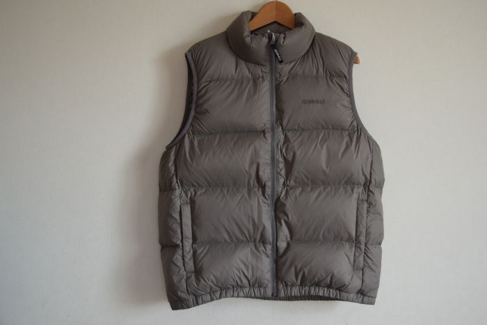 【未使用品】GRAMICCI グラミチ ダウン パファー ベスト グレー Lサイズ/DOWN PUFFER VEST SEAL GREY