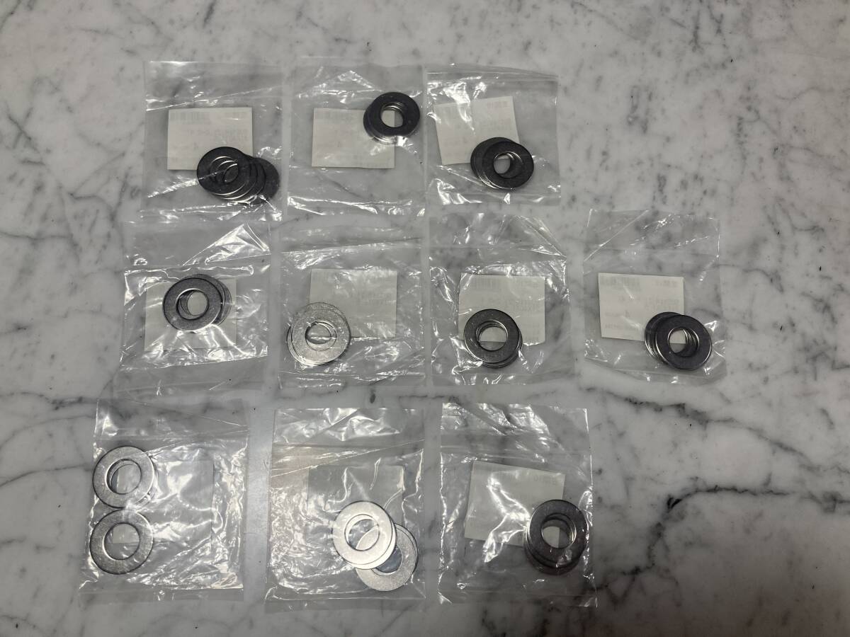 【ジャンク品】大阪魂　丸ワッシャー特寸（ステンレス）　内径21㎜×外径40㎜×厚さ1.5㎜　10袋（１袋4ヶ入り）未使用セット_画像2