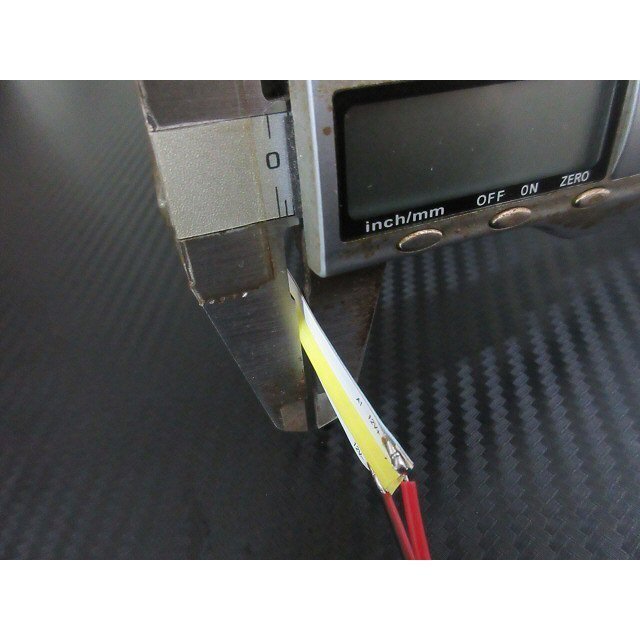 超光量! 12v COB 面発光 LED テープライト 1ｍ巻き 極薄2mm 白 ホワイト 色ムラなし カット使用可能 デイライト ゆうパケ 送料無料/2