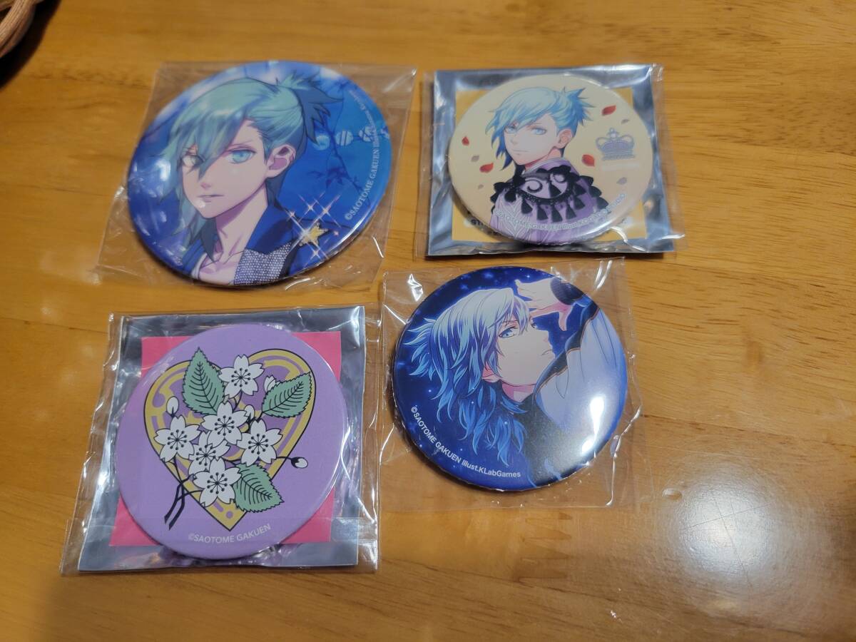 うたの☆プリンスさまっ♪ expo CROWN 雪月花 シャニフェス 缶バッジ 美風 藍 4個セット_画像1