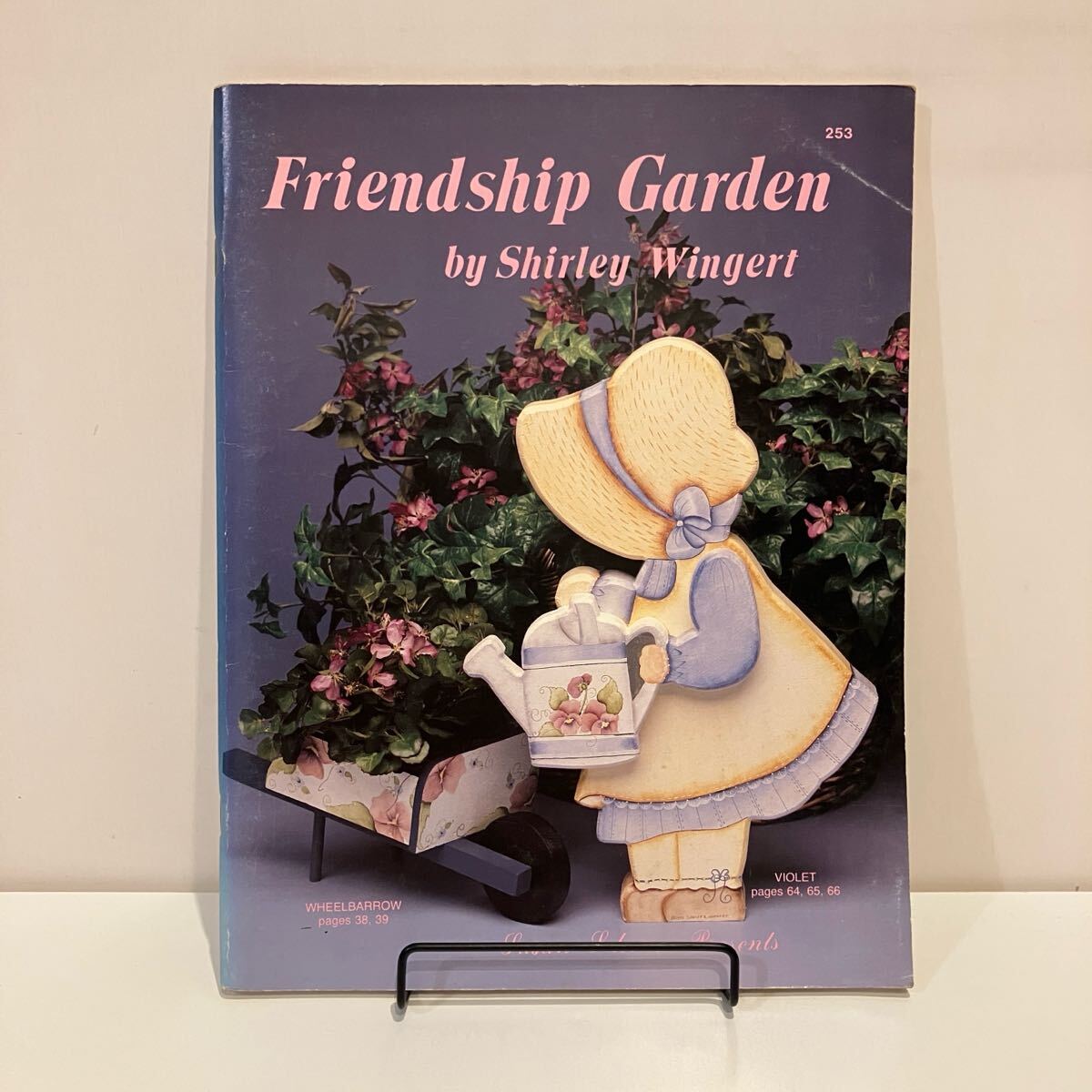 250131 洋書トールペイント資料「Friendship Garden」★希少古書 アンティーク アメリカンカントリー雑貨 Tole painting Folk Art