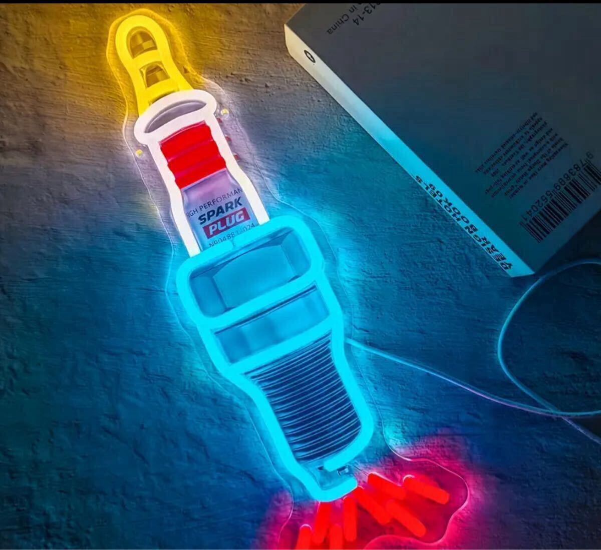 свеча зажигания neon автограф гараж оборудование орнамент . часть магазин. оборудование орнамент LED модный America смешанные товары табличка магазин. оборудование орнамент NGK Iridium