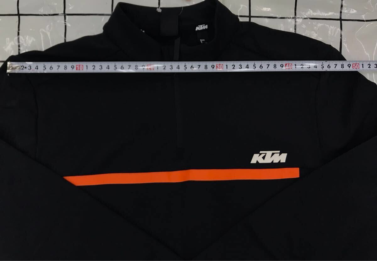 KTM ハーフジップ　フリース　Lサイズ　身丈:68cm 袖丈:64cm 肩幅:46cm 身幅:52cm 3PW230020504