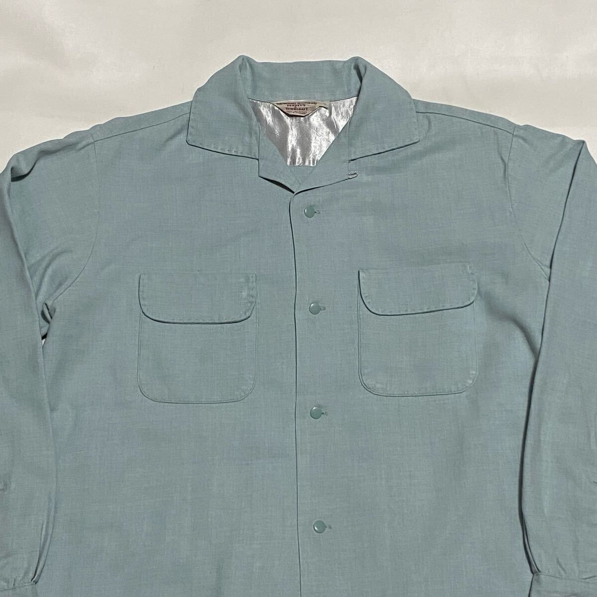 50's PENNEY'S TOWNCRAFT ハンドステッチ フラップ付 ミント 50's PENNEY'S TOWNCRAFT ハンドステッチ フラップ付 ミント