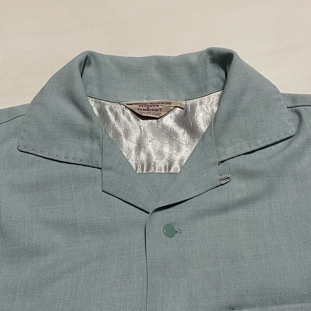 50's PENNEY'S TOWNCRAFT ハンドステッチ フラップ付 ミント 50's PENNEY'S TOWNCRAFT ハンドステッチ フラップ付 ミント