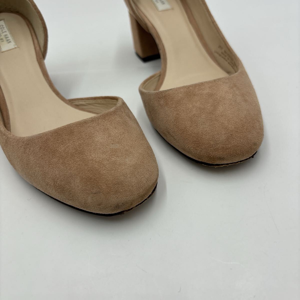 H ＊ '高級感溢れる' COLE HAAN コールハーン 本革 スエードレザー ヒール / パンプス 5.5B 22.5cm レディース 婦人靴 シューズ