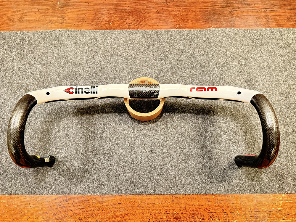 チネリ ラム カーボンハンドル (Cinelli RAM)C-C 420mm 白 美品 シャロー