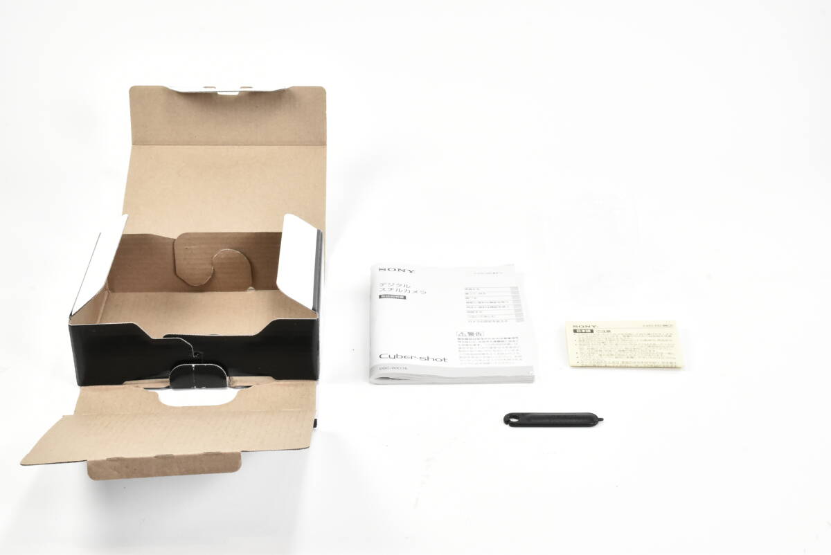 SONY ソニー Cyber-shot DSC-WX170 ブラック 空箱 ケース 純正品 EF-TN-YO2344_画像1