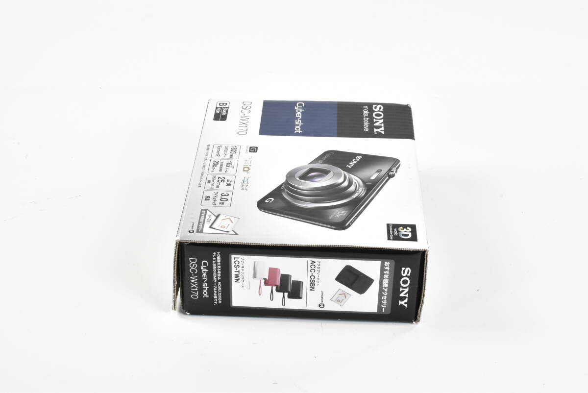 SONY ソニー Cyber-shot DSC-WX170 ブラック 空箱 ケース 純正品 EF-TN-YO2344_画像3