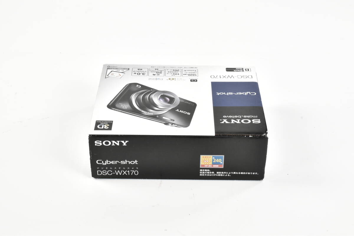 SONY ソニー Cyber-shot DSC-WX170 ブラック 空箱 ケース 純正品 EF-TN-YO2344_画像4