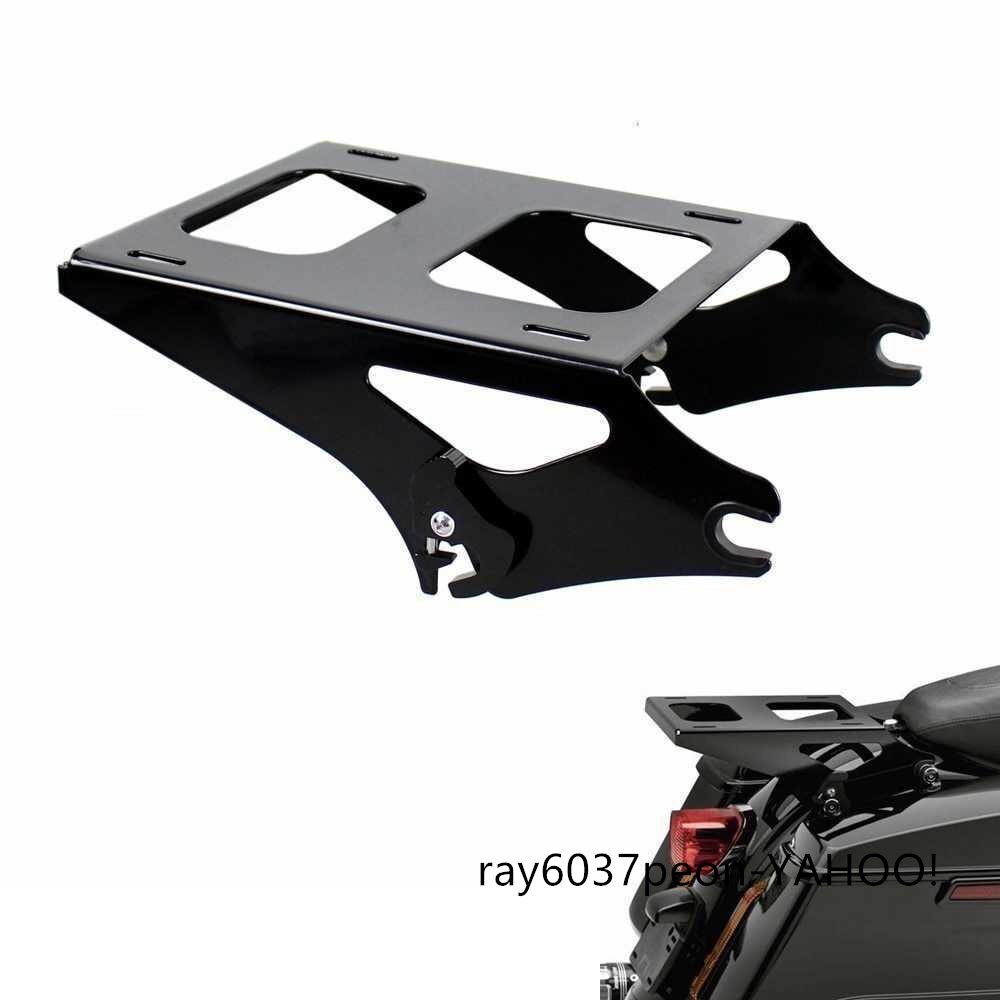 ハーレーデタッチャブルマウンティングラックツアーパックツーリングブラック14-18ロードキングFLHRストリートグライド