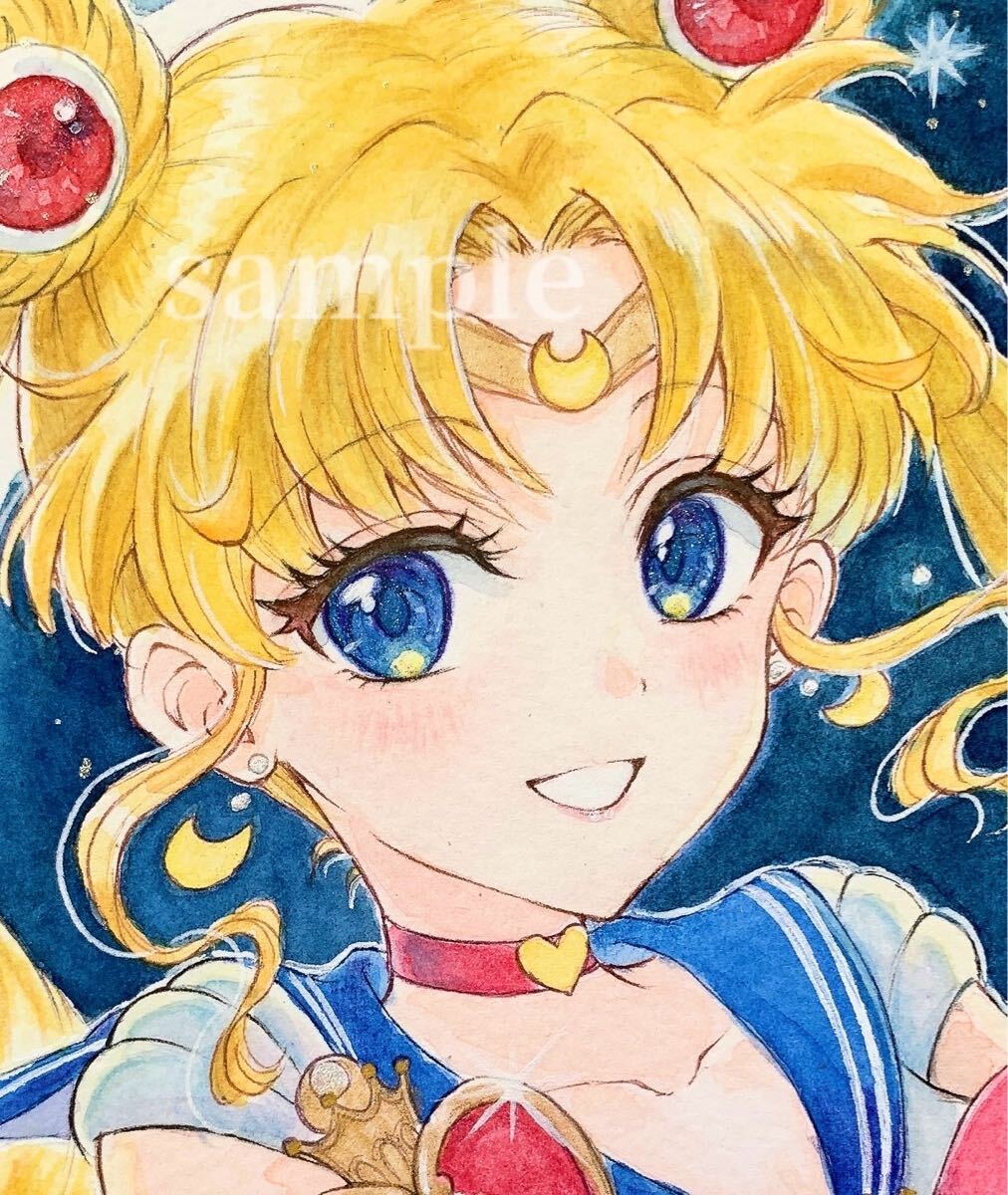 手描きイラスト 美少女戦士セーラームーン セーラームーン 原画 手描きイラスト 美少女戦士セーラームーン セーラームーン 原画