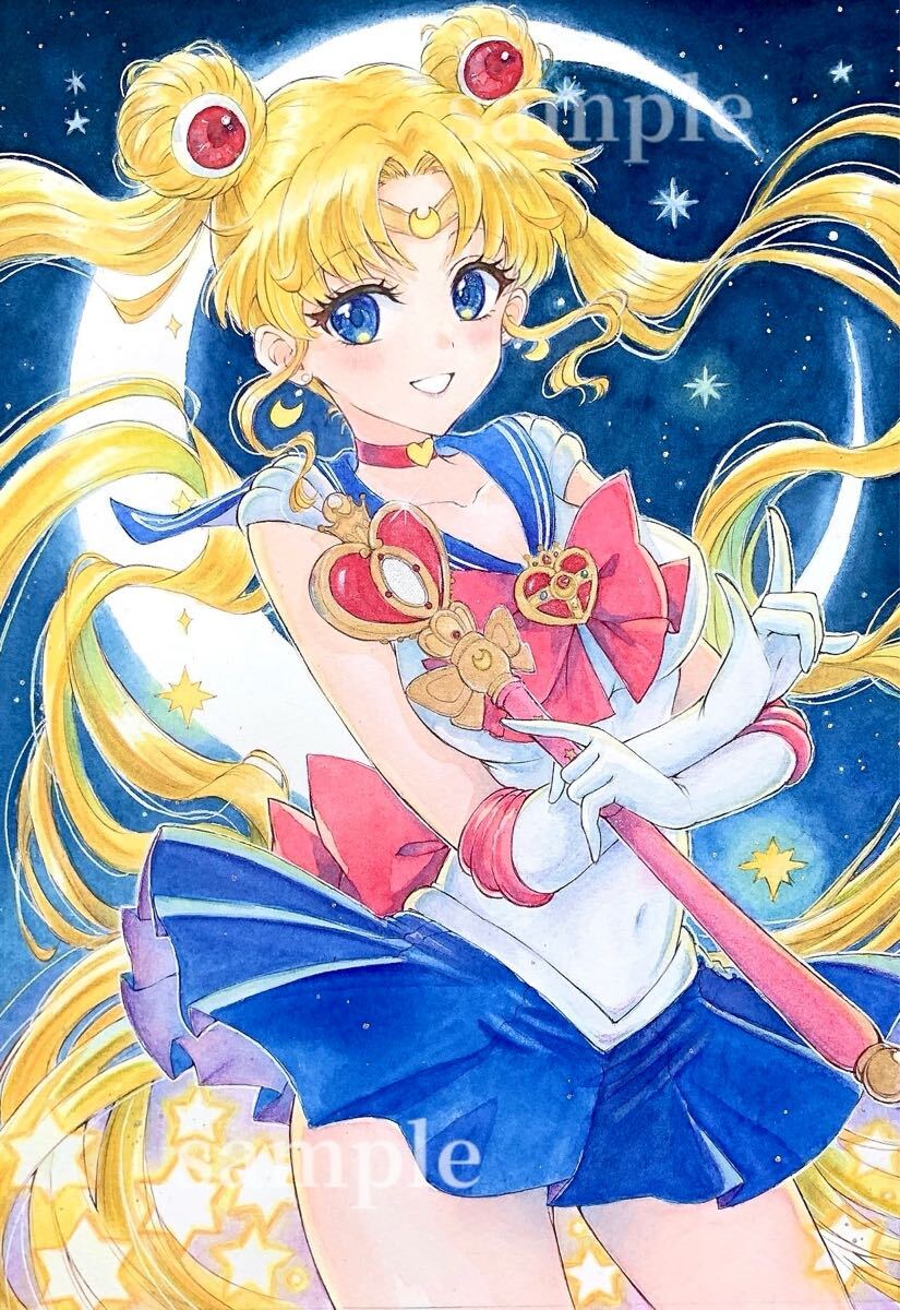 手描きイラスト 美少女戦士セーラームーン セーラームーン 原画 手描きイラスト 美少女戦士セーラームーン セーラームーン 原画