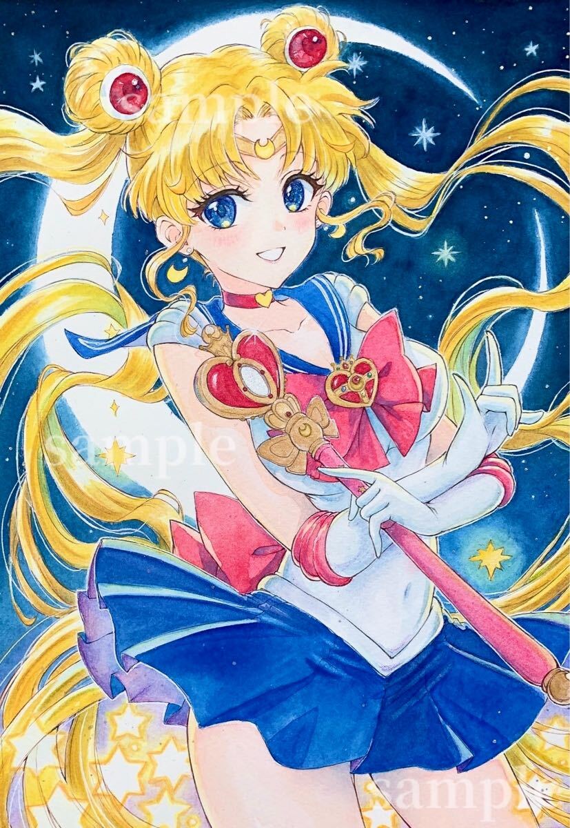 手描きイラスト 美少女戦士セーラームーン セーラームーン 原画 手描きイラスト 美少女戦士セーラームーン セーラームーン 原画