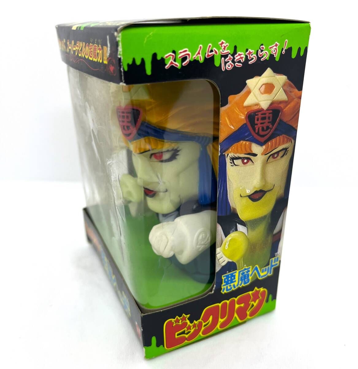 未使用】ビックリマン 悪魔ヘッド スーパーデビル ソフビ 当時物 未使用】ビックリマン 悪魔ヘッド スーパーデビル ソフビ 当時物