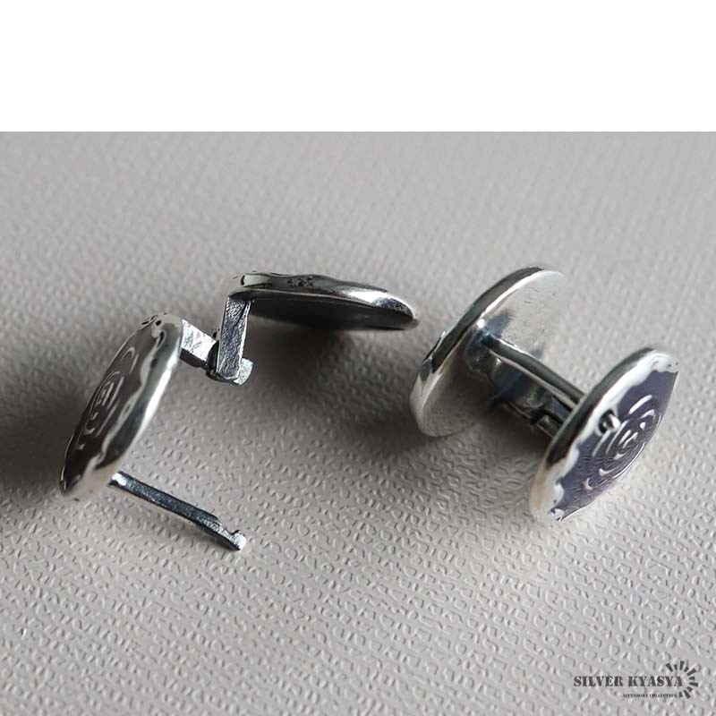 (レッド) シーリングスタンプ風(fēng)ピアス バラピアス シルバー925 スタッドピアス 両耳 2點(diǎn) レッド 金屬アレルギーフリー