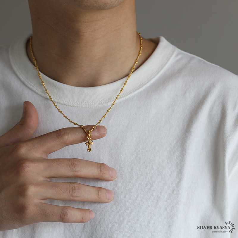 son　ゴールドツイストチェーンネックレス ゴールド) シルバー925 ロープチェーン ネックレス 45cm 22K gp