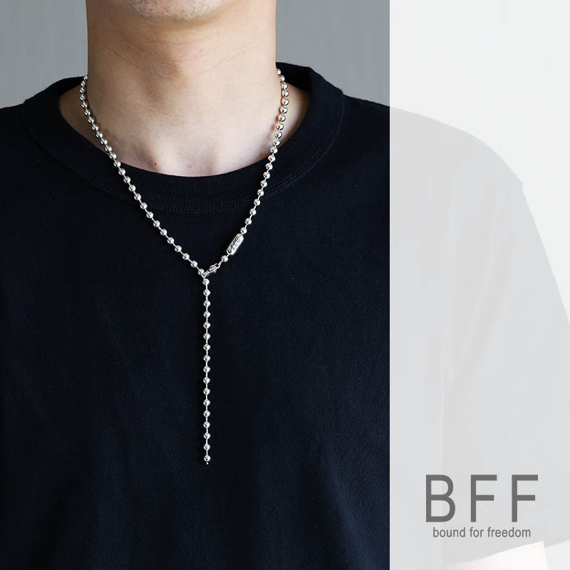 BFF бренд Y знак колье мяч цепь колье 60cmlalieto futoshi ширина металл аллергия соответствует специальный BOX приложен 