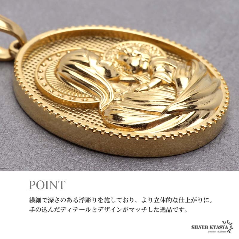 (60cm) ステンレス HIPHOPネックレス ゴールド 6面カットダブル喜平チェーンネックレス 18k gp マリア