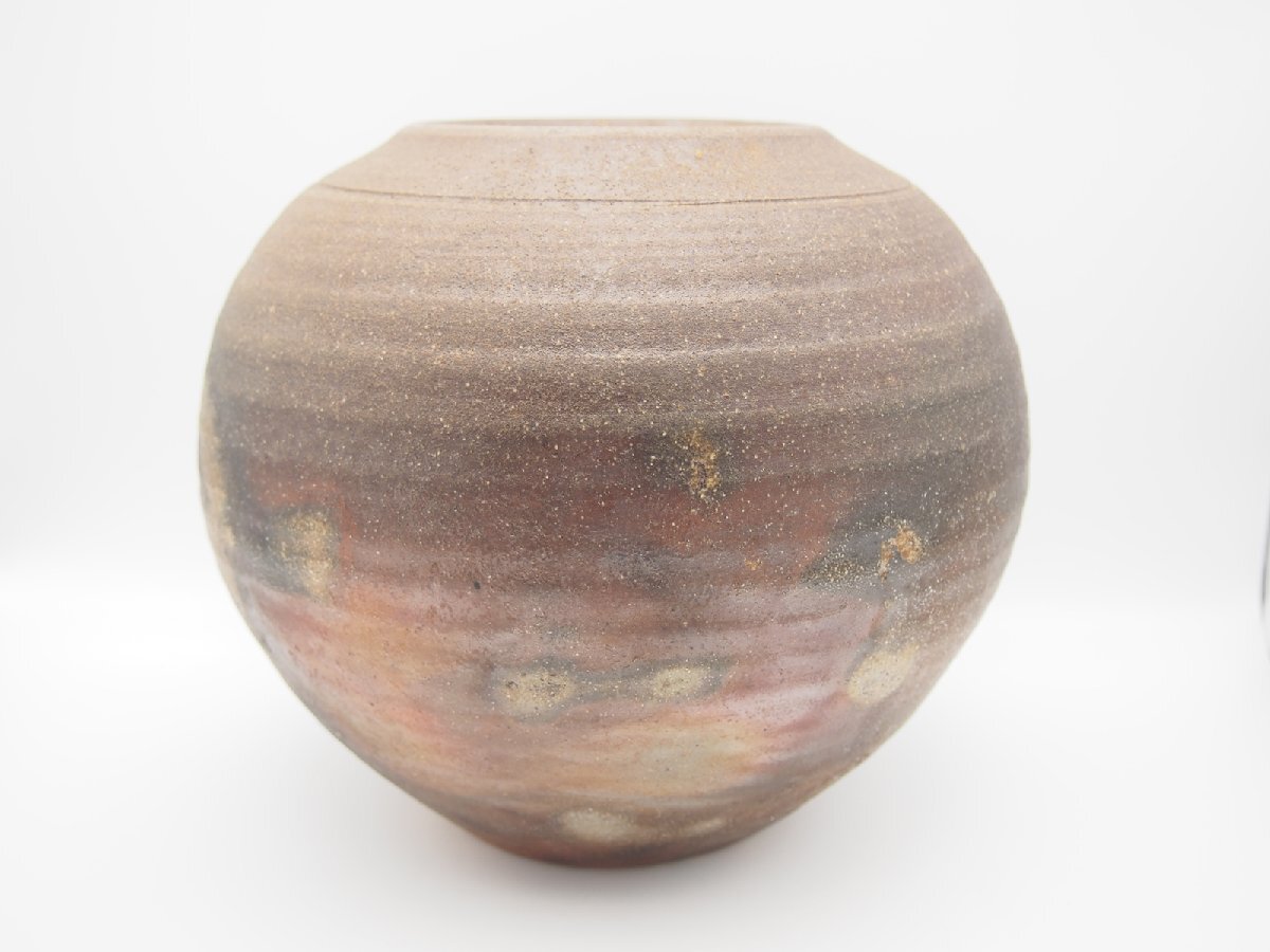 ○ 末石高仙 備前焼 壺 壷 陶器 共箱(花器、壷)|売買された ○ 末石高仙 備前焼 壺 壷 陶器 共箱(花器、壷)|売買された