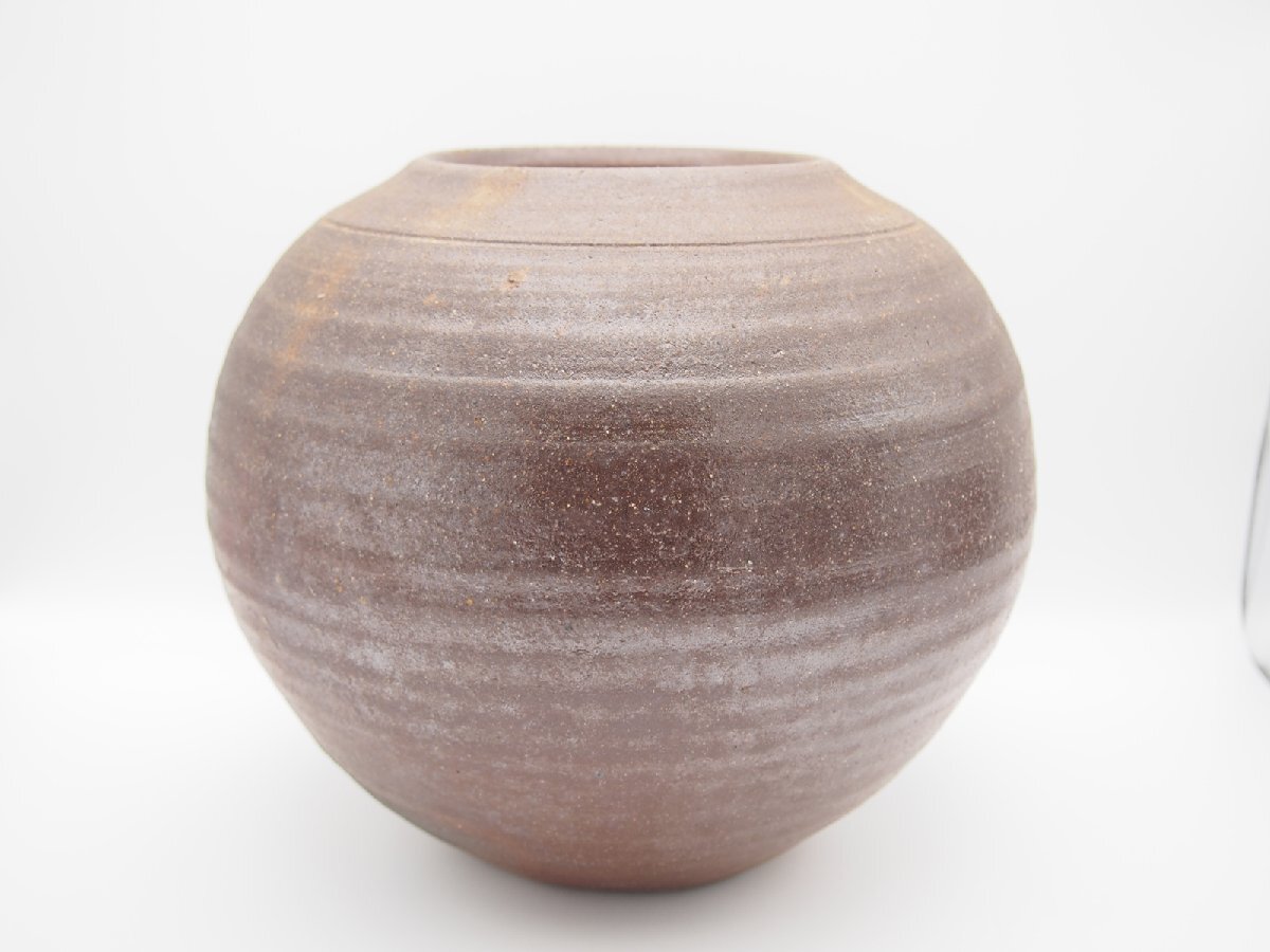 ○ 末石高仙 備前焼 壺 壷 陶器 共箱(花器、壷)|売買された ○ 末石高仙 備前焼 壺 壷 陶器 共箱(花器、壷)|売買された