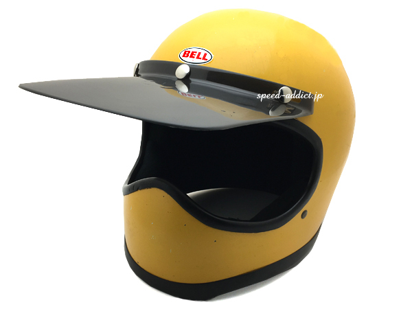 Dead Stock 新品 70's USA制 VINTAGE BIG MUDDER VISOR NAVY CLEAR/紺ネイビービンテージバイザーbellベルモトクロスmoto3starモトスター