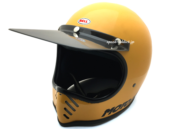 Dead Stock 新品 70's USA制 VINTAGE BIG MUDDER VISOR NAVY CLEAR/紺ネイビービンテージバイザーbellベルモトクロスmoto3starモトスター