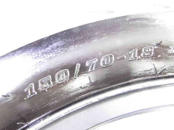 ZEXT ZRX400 ZR400E 大人気!! 純正 リアホイール 曲りなし タイヤ付 検※ ZRX-2 ゼファー400 ZR400C Z400GP Z400FX GPZ400F 147F06