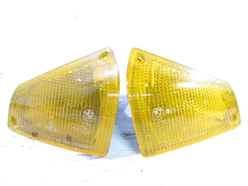 ZEXT BMW R100RT モノサス 希少!! 純正 フロントウインカーSET 點(diǎn)燈OK 検※ ツインサス R100RS R100GS R100CS R90 R80 R100系 150A44
