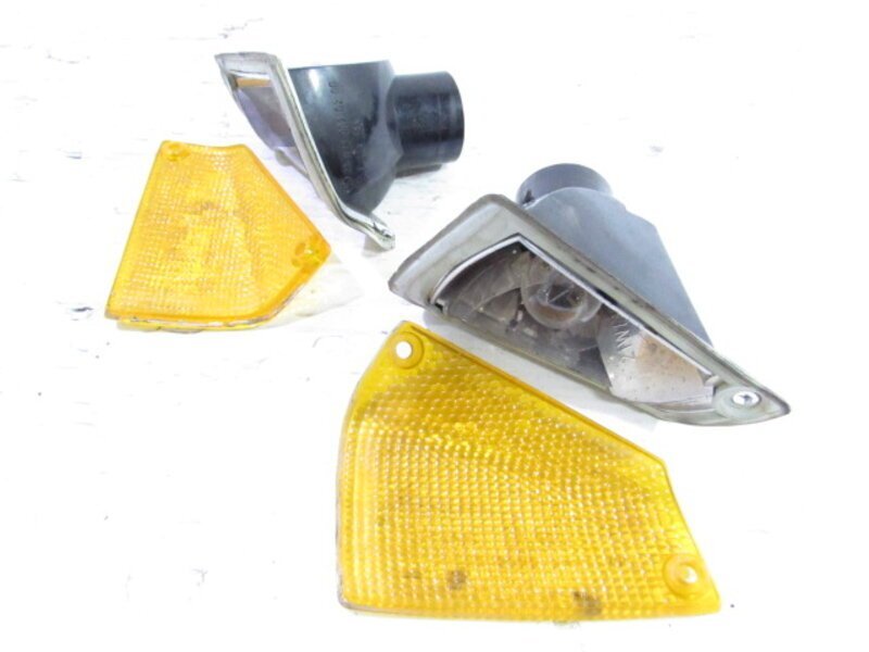 ZEXT BMW R100RT モノサス 希少!! 純正 フロントウインカーSET 點(diǎn)燈OK 検※ ツインサス R100RS R100GS R100CS R90 R80 R100系 150A44