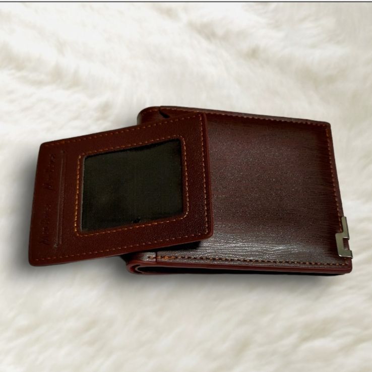 人気商品 メンズ二つ折り財(cái)布 輸入品 淡い茶色 送料無料