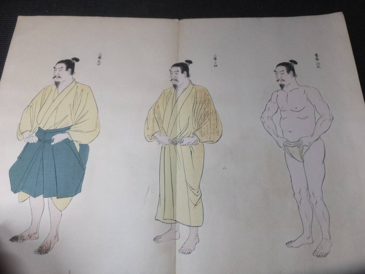 大型木版画和本！鎧着用次第！故実叢書！甲冑着用法！ 検浮世絵