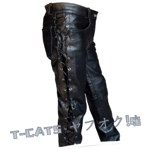 新品☆レザーパンツ メンズ　革パン バイクパンツ 革パンツ ロングパンツ モーターパンツ ライダースパンツ 防風(fēng) 防寒 防水 S-5XL