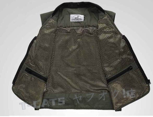 ☆新品メンズ ベスト カメラマンベスト フィッシングベスト アウトドア メッシュ 多機(jī)能 お釣り 登山服 撮影用